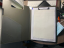 天色 A4文件夹板竖式折页板夹 加厚发泡PP会议夹秘书夹资料夹试卷夹签字呈阅夹 办公用品 TS-1632 玛瑙灰 实拍图