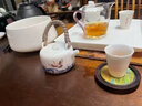 夢(mèng)窯羊脂玉全白瓷干泡茶盤(pán)儲(chǔ)水功夫茶具陶瓷輕奢迷你茶盤(pán)干泡茶盤(pán)托盤(pán) 星辰羊脂玉白瓷-全瓷干泡盤(pán) 25.5cm-儲(chǔ)水量1000ml 曬單實(shí)拍圖