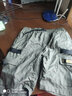 普羅蒙短褲男士夏季五分褲寬松褲子工裝褲休閑潮流沙灘褲百搭潮牌 156軍綠色 3XL(160-170斤) 曬單實(shí)拍圖