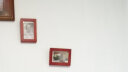 维佳 实木相框摆台挂墙画框装裱框A4拼图框创意框定制油画框照片框 红樱桃色 6寸（可放10.2*15.2厘米） 实拍图