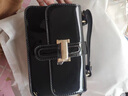 casa-kups包包女包2025新款時(shí)尚流行高級質(zhì)感小眾輕奢亮皮手提斜跨小方包 黑色 曬單實(shí)拍圖