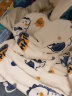 艾薇毛毯加厚羊羔绒毛毯午睡毯双人毯子被午休毯 萌宠恐龙蓝200*230cm 实拍图
