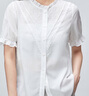 尚都比拉（Sentubila）女裝夏簡(jiǎn)約時(shí)尚純色時(shí)髦扣袢收腰對(duì)褶闊腿短褲女 杏白色 S  曬單實(shí)拍圖