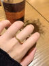 中國黃金（CHINA GOLD）足金莫比烏斯環(huán)戒指女款黃金素圈指環(huán)七夕情人節生日禮物送女友 莫比烏斯戒指 圈號15 1g 曬單實(shí)拍圖