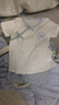 人之初嬰兒短袖夏裝套裝薄款新生兒衣服夏季空調(diào)服男女兒寶寶睡衣0-2歲 短袖款淺藍(lán)色 90cm 曬單實(shí)拍圖