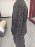 愛洛斯汀堡   春秋季新款小香風(fēng)外套男寬松潮牌痞帥學(xué)生上衣bf港風(fēng)復(fù)古休閑翻領(lǐng)夾克 黑色 L 曬單實(shí)拍圖