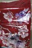 達芬奇密碼 絲巾女真絲春秋高檔桑蠶絲圍巾媽媽款長(cháng)款披肩杭州女友生日禮物 富貴花開(kāi) 紅色 曬單實(shí)拍圖