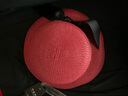 JIASHENGXI 復古法式赫本小香風(fēng)帽子女網(wǎng)紅時(shí)尚韓版防曬遮陽(yáng)帽蝴蝶結綁帶草帽 酒紅色 M(56-58cm) 曬單實(shí)拍圖