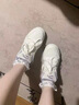 安踏女鞋運動(dòng)板鞋春季新款小零感小白鞋學(xué)生厚底增高運動(dòng)休閑鞋子女 【小紅書(shū)爆款】象牙白/淡紫灰 36.5 【官方正品-現貨秒發(fā)】 曬單實(shí)拍圖