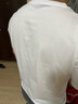 海瀾之家（HLA）短袖t恤男夏季時(shí)尚印花百搭圓領(lǐng)短T打底上衣男裝潮牌休閑體恤衫男 本白9P (涼感/抗菌/防螨) XL 180/96A 曬單實(shí)拍圖