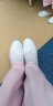 YI DOU老北京布鞋女单鞋坡跟护士鞋防滑软底透气白色医院牛筋底工作鞋 白色 (脚胖拍大一码) 39 实拍图