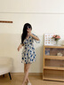柯帛泳衣女士保守分體2025新款泡溫泉三件套大碼胖mm遮肉顯瘦游泳裝 藍(lán)色 XL（建議體重106-120斤） 曬單實(shí)拍圖