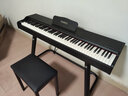 梵蒂格（FANDGE）梵蒂格電鋼琴88鍵重錘家用初學(xué)者幼師f819便攜式專(zhuān)業(yè)考級電鋼f818 氣質(zhì)重錘88鍵黑 藍牙 三踏 U架 琴凳 曬單實(shí)拍圖