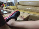 鲨鹈鹕洞洞鞋男士大码拖鞋防滑室外迪特沙滩鞋女透气包头休闲凉鞋男 迪特黑红色 42 实拍图