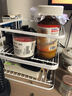 歐潤哲 廚房收納架層架桌面調料瓶架碗碟架 廚具置物架鍋架廚房用品廚具 可疊式層架 曬單實(shí)拍圖
