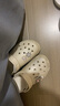 卡駱馳（crocs）閃耀云朵Clog女鞋涼鞋休閑鞋拖鞋戶外沙灘涼拖 207241-0WV W9 曬單實拍圖