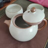 祥業(yè)米黃汝窯茶壺茶具單品輕奢高檔家用辦公室高端汝瓷功夫泡茶壺 黃汝窯西施壺+天香杯+茶巾 曬單實(shí)拍圖
