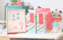 TaTanice 龍寶寶抓周周歲滿月紀念手足印畫框百天腳印DIY制作留念生日裝飾 曬單實拍圖