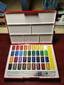 Faber-castell 德國輝柏嘉固體水彩顏料套裝 初學(xué)者手繪水彩畫(huà)畫(huà)美術(shù)工具全套 36色 盒裝 曬單實(shí)拍圖