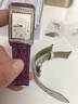 SHIRUI鱷魚皮表帶真皮男適用于卡地亞浪琴積家肖邦FM6000H法蘭克穆勒彩色手表帶女士 墨藍(lán)色-無扣 18mm 曬單實(shí)拍圖