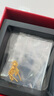 周六福5G工藝黃金耳墜女足金耳飾生日禮物計(jì)價(jià)A0913570 一對 約1.06g  曬單實(shí)拍圖