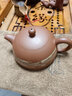 覓陶 重慶榮昌陶茶壺四川陶壺郭紹全純手工絞泥半月壺210ml 曬單實拍圖