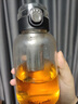 代璽泡茶玻璃杯大容量水杯男女士茶水分離杯子耐高溫便攜車載學(xué)生水杯 【杯套+長茶隔】彈蓋玻璃杯 750ml 曬單實拍圖