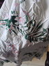 韓秀純夏季吊帶睡衣純棉女士棉綢家居服學(xué)生公主可愛(ài)大碼寬綿綢吊帶睡裙 吊帶米色葉子1 170(XL) (120-135斤 曬單實(shí)拍圖