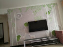 仟梵（qianfan） 北欧电视背景墙壁纸家用墙衣装饰墙布影视墙壁布定制自粘墙纸 5D无缝细纹纤维布 /平方 实拍图