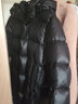 高梵黑金鵝絨服先鋒2.0八格羽絨服女長(cháng)款冬季高端女裝品牌厚外套 黑色【男女同款】 M 【120-140斤 匈牙利鵝絨279g】 曬單實(shí)拍圖