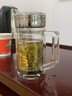 富光 銀龍玻璃杯 雙層玻璃杯 便攜水晶杯子男士商務(wù)辦公泡茶杯車載水杯茶杯 320ML帶把手 曬單實(shí)拍圖