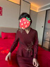 恒源祥婆婆媽媽參加婚禮禮服女秋季新款丈母娘喜婆婆結婚喜服婚宴裝 喜婆婆高端婚宴禮服紅 L 曬單實(shí)拍圖
