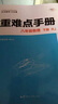 全新重難點手冊八年級下冊物理 數(shù)學(xué)初中2年級物理教輔資料初二8年級下學(xué)期物理八下知識 重難點八下數(shù)學(xué) 曬單實拍圖