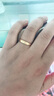 歐顏（OYshipin）黃金戒指情侶一對男女款999足金素圈開口戒子結(jié)婚生日禮物送女友 Forever女款重約3.48g 曬單實(shí)拍圖