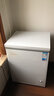 美的（Midea）【送貨入戶(hù)】小冰柜家用冷藏冷凍兩用一級能效家用冷柜臥式冷凍柜小型凍肉囤貨小冰箱 146EMR/25年旗艦新品/-40℃/ 146L 曬單實(shí)拍圖