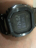 卡西歐（CASIO）小方塊gshock網(wǎng)紅明星同款金塊銀塊太陽(yáng)能運動(dòng)日韓手表送男友禮物 GMW-B5000GD-1光能藍牙黑武士 曬單實(shí)拍圖