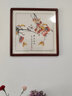 歐藍(lán)盾手繪國(guó)畫(huà)柿柿如意餐廳裝飾畫(huà)玄關(guān)掛畫(huà)工筆花鳥(niǎo)畫(huà)走廊過(guò)道壁畫(huà)子圖 沙比利實(shí)木框-圓角棕色 裝框50*50 曬單實(shí)拍圖