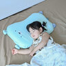 溫歐（veeou）兒童硅膠枕頭1-3-6-12歲可水洗嬰兒小學(xué)生孩子幼兒園寶寶卡通枕頭 普特綠貝卡熊 A枕芯(適合3-18個月)+枕套 曬單實拍圖