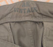 AKCLUB新復古回潮回潮秋冬vintage束腳M-65休閑褲男戰地工裝長(cháng)褲1812706 卡其 33 曬單實(shí)拍圖