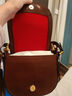 THE BRIDGE/橋牌 【微瑕特賣(mài)】女士單肩包斜挎包 棕褐色 曬單實(shí)拍圖