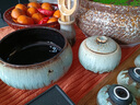 卡絲拉狄（Cathyladi）窯變天目釉功夫茶具套裝高檔家用辦公會(huì)客陶瓷拉絲高檔禮物 天目釉【拉絲側(cè)把壺套組15頭】 15件 曬單實(shí)拍圖