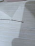 VAN CRUDE ANNORA吊墜單墜女銀不含鏈單顆項鏈墜子莫桑石掛件 XL100285白色金小蠻腰吊墜-無鏈 曬單實拍圖