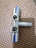 Rusalka不銹鋼一進(jìn)二出馬桶伴侶三角閥凈水器三通4分雙控雙出水雙開關(guān)馬桶分水器一分二快開水龍頭 雙控角閥 曬單實拍圖