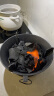 TANXIANZHE探险者围炉煮茶家用户外铸铁烤炉烧烤架室内取暖炉烧烤火盆炉木炭 加大号26cm单炉+烤网 实拍图