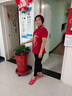 梨園榜唐裝男女短袖情侶套裝老年人中式盤(pán)扣上衣漢服生日過(guò)壽宴會(huì)服裝 五福暗紅-(上衣+褲)) 180【男士尺碼】 曬單實(shí)拍圖