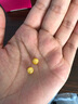 卡薇亞天然虎眼石單珠DIY多寶手鏈項鏈配珠配飾品水晶散珠可代穿成品 金虎 6mm左右5顆 曬單實拍圖