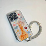 榮風(fēng)圖 適用蘋(píng)果13手機殼iphone13promax彩虹大象全包帶鏡頭膜防摔羽紗殼高顏值潮女新款輕奢小清新網(wǎng)紅 油畫(huà)小象R白-自帶鏡頭膜+珍珠手鏈 蘋(píng)果13PROMAX 曬單實(shí)拍圖