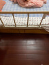 可折叠婴儿防摔掉床护栏老人儿童通用宿舍围栏1.8米2米大床边挡板 黄木纹色全金属4档40高 2个底座安装板 一对护栏 实拍图