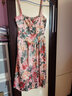 妙奕嘉碎花吊帶連衣裙女士裙子夏天女裝2025夏季新款純欲小個(gè)子新品衣服 紅花夢(mèng)境吊帶連衣裙 S 曬單實(shí)拍圖