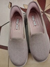 斯凱奇（Skechers）女鞋Slip ins閃穿鞋媽媽鞋低幫鞋淺口一腳蹬運(yùn)動鞋136542 灰褐色/TPE 38 曬單實拍圖
